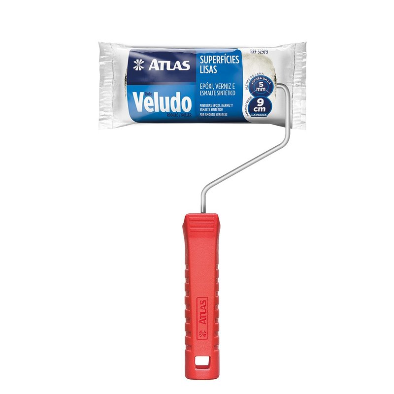 Rolo de Pintura Veludo La Natural 9CM   Incorzul