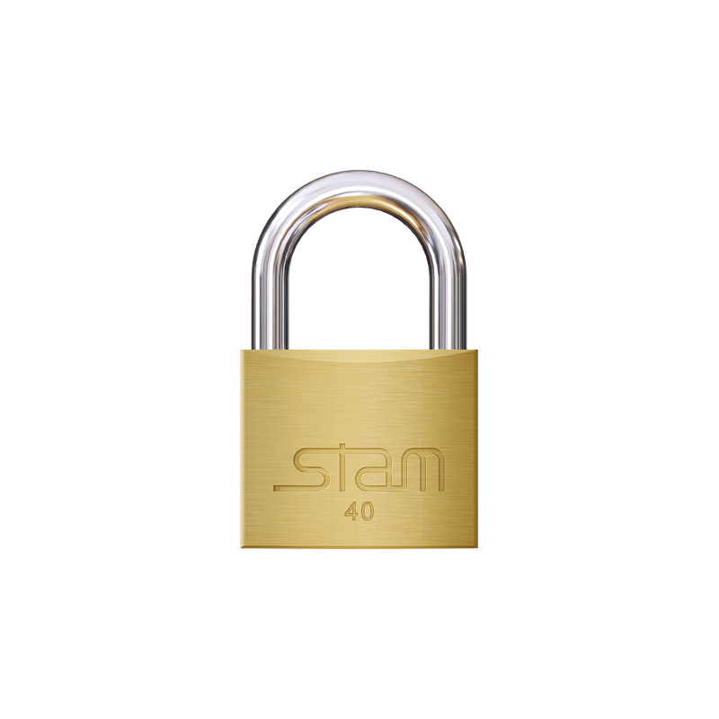 cadeado 40mm latao stam 3