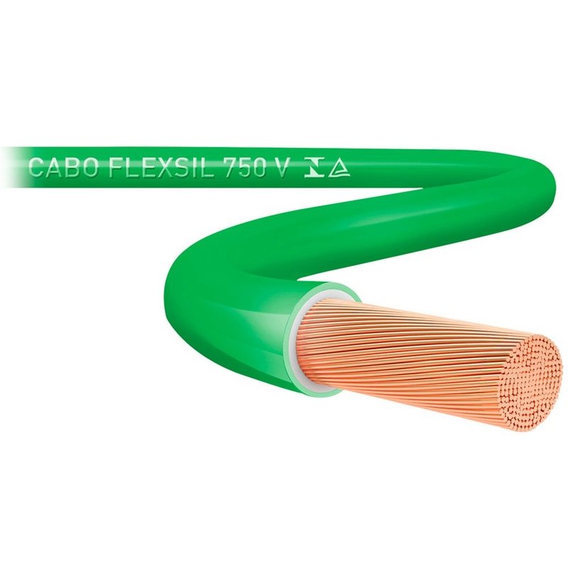 Cabo Flexsil 750 V Flexivel 6mm Verde Ro sil 3020006123 1