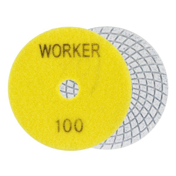 Disco de Lixa Diamantado 100mm Grão 100 6261 - Worker