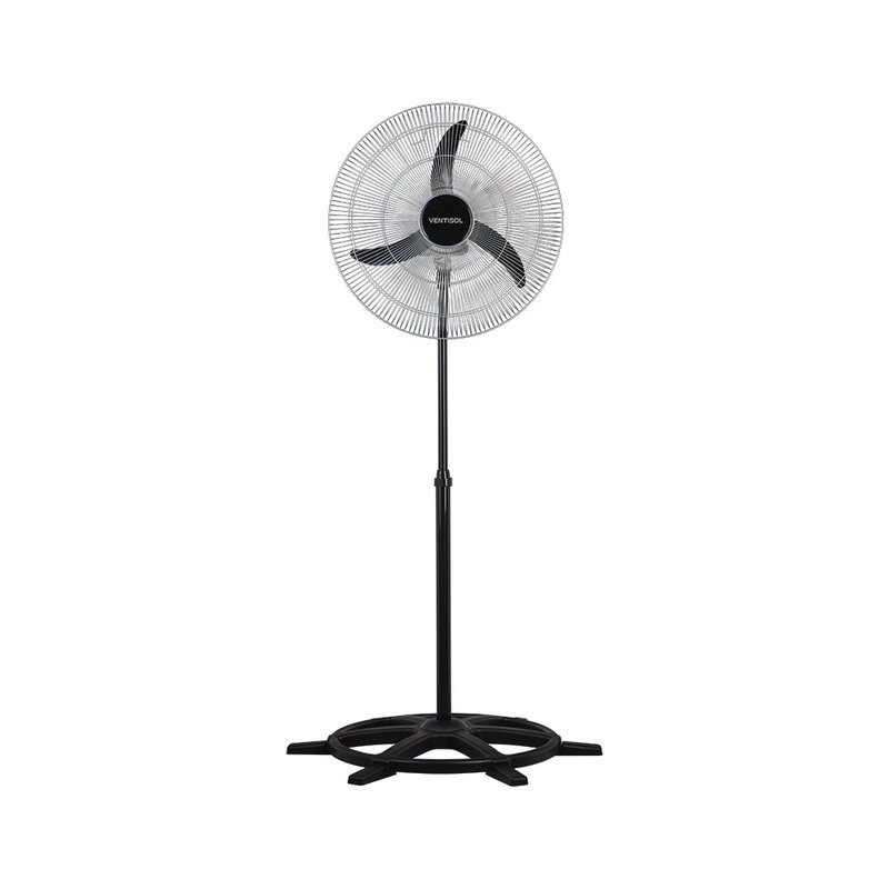 ventilador de coluna 60cm oscilante comercial bivolt 200w ventisol 4 cromado