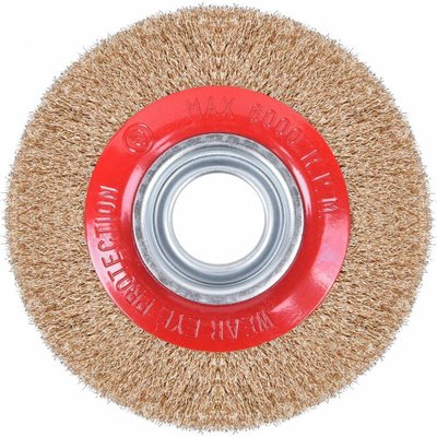 01 escova circular 150mm ondulada 936081 worker