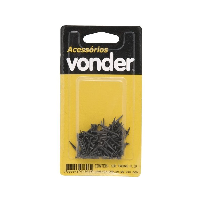 01 tachinha n 10 cartela com 100 vonder