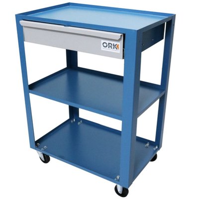 05 carrinho aberto para ferramentas 2 prateleira 1 gaveta b car 022 ork