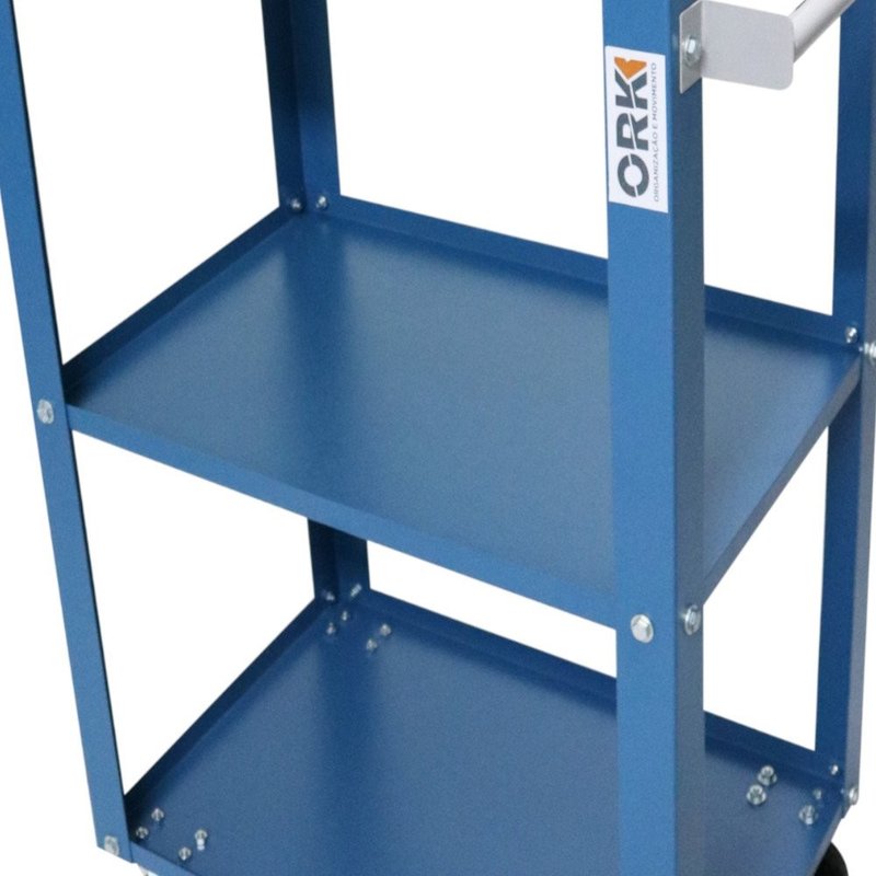 03 carrinho prateleira desmontavel para mecanico car 026 ork