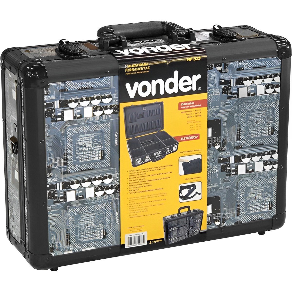 Maleta Profissional Mfv313 Preta - Vonder