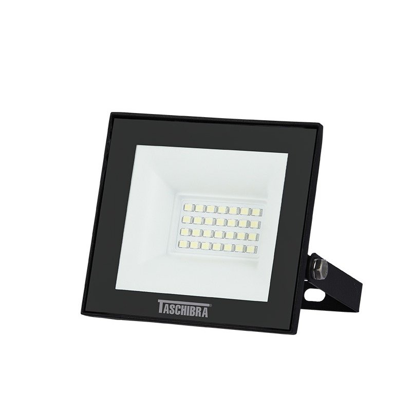 01 refletor led 30w tr slim 30 6500k preto taschibra