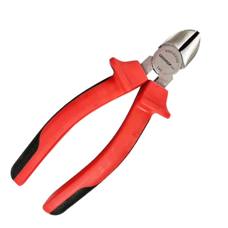 03 alicate de corte diagonal 165mm r28402165 gedore red