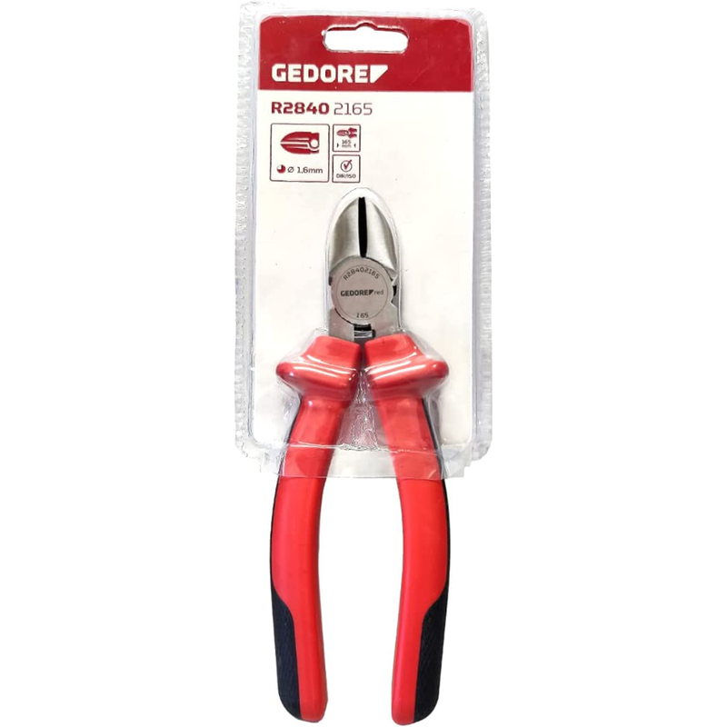 Alicate de Corte Diagonal 165mm R28402165 - Gedore Red