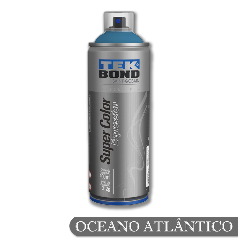 02 tinta spray expression oceano atlantico 400ml tekbond