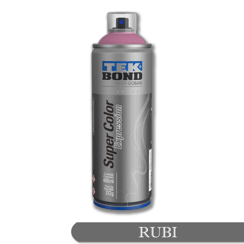 01 tinta spray expression rubi 400ml tekbond