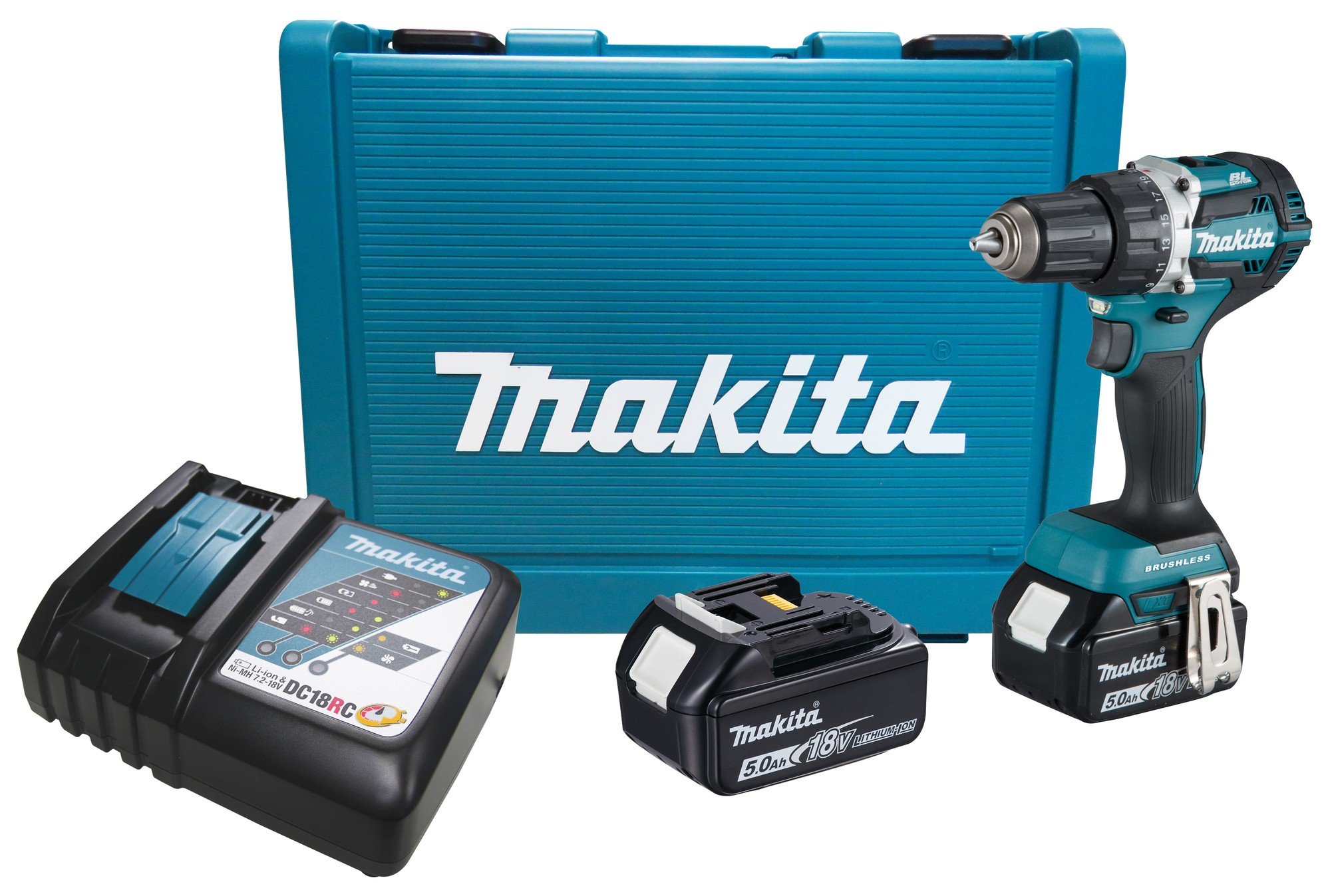 Parafusadeira/Furadeira 13MM Bateria 18V DDF484RTE - Makita