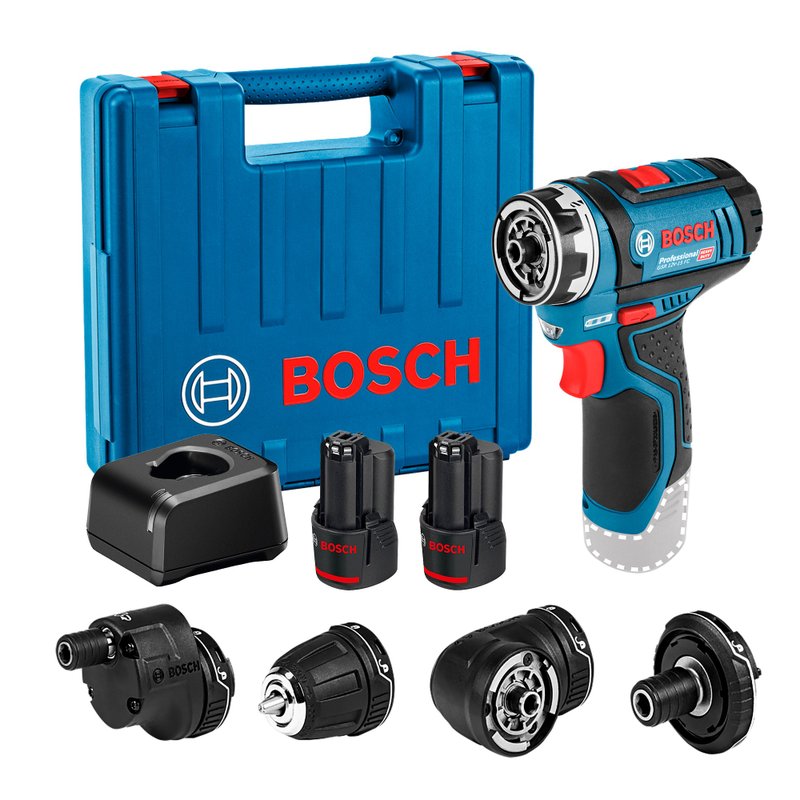 13 furadeira parafusadeira gsr 12v 15 fc 2 baterias e maleta bosch