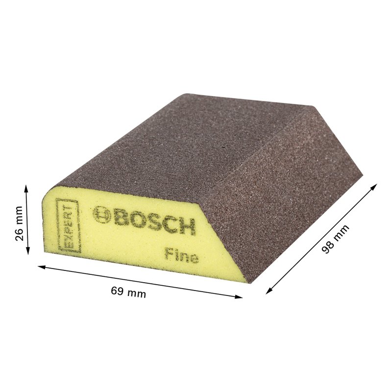 01 esponja abrasiva expert s470 69x26x97mm fine bosch