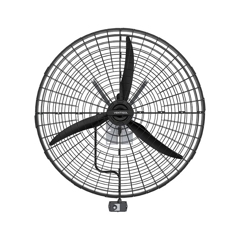 02 ventilador parede 1 metro preto industrial ventisol