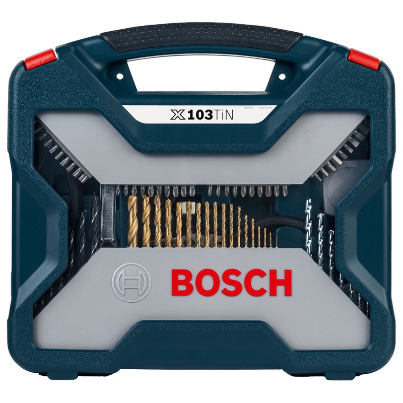 03 kit de acessorios x line 103 pecas bosch