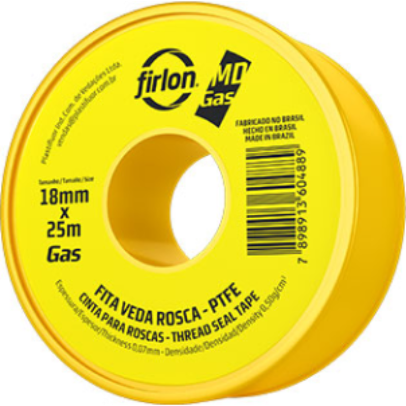 01 fita veda rosca md gas 18mm x 25 metros firlon