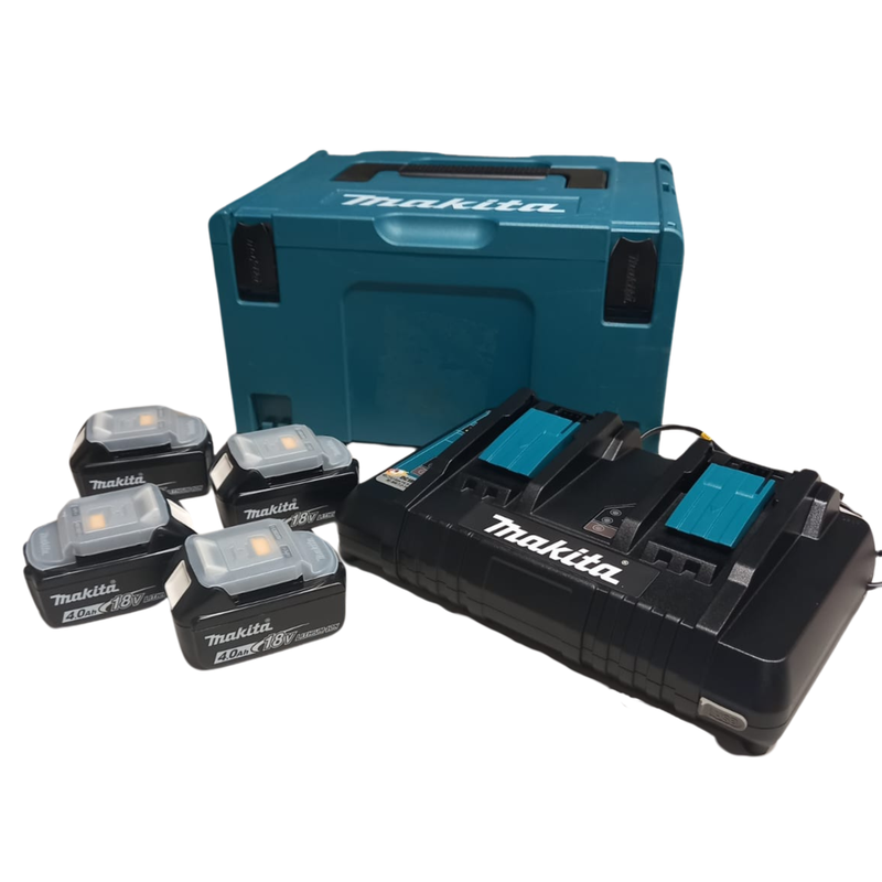 KiT Baterização Carregador Duplo Baterias Maleta 127v