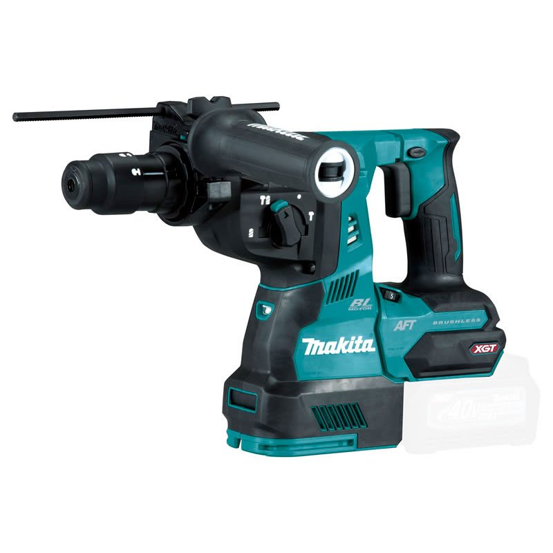 02 martelete combinado a bateria 40v xgt 28mm hr004gz makita