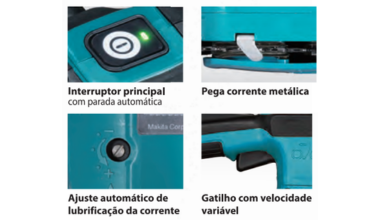 Motosserra a Bateria DUC254Z-P + Bateria 18v 6AH + Carregador